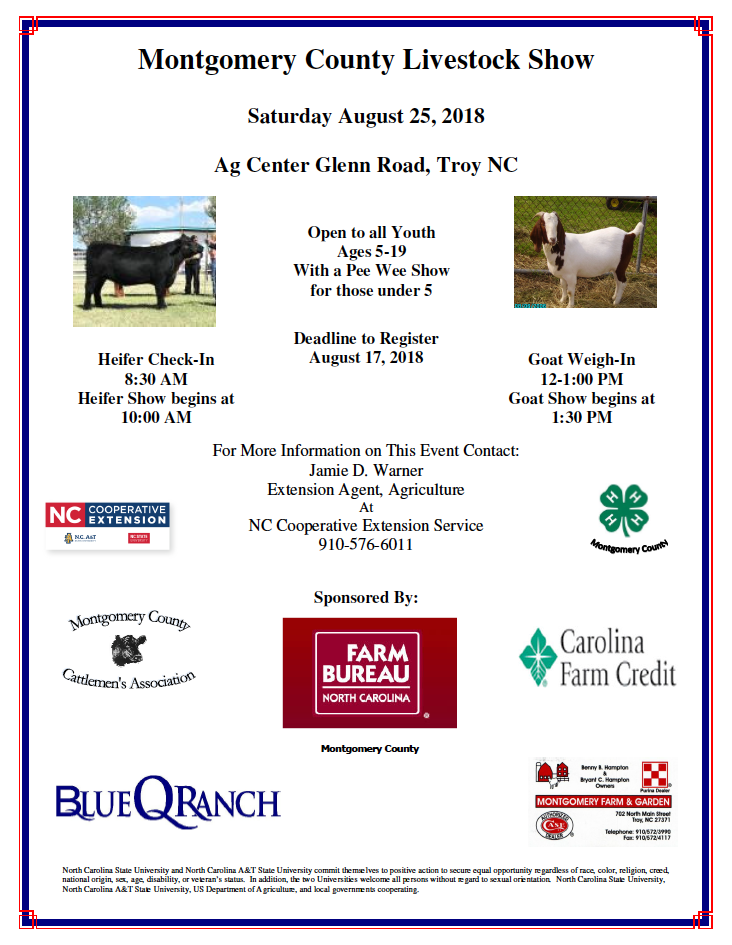 Livestock Show flyer image