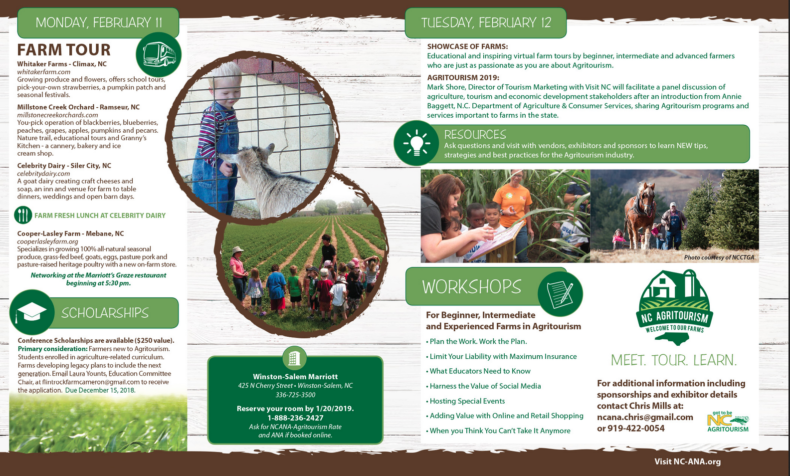 13th Annual Nc Agritourism Networking Association Farm Tour And - farm tour flyer image