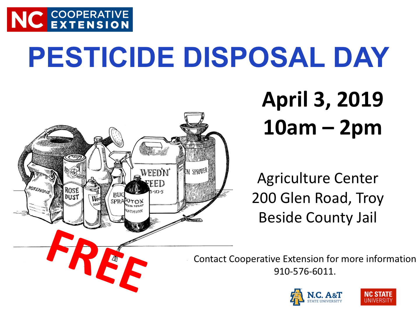 Pesticide Disposal Day Flier