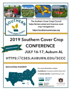 Cover photo for 2019 Southern Cover Crop Conference