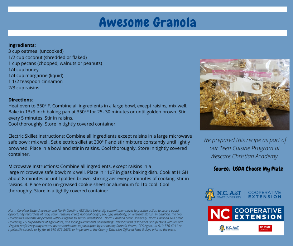 Awesome Granola recipe