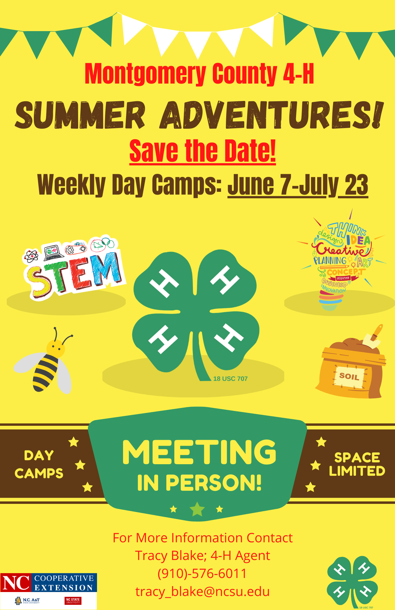 4-H Summer Adventures in-Person Day Camp! | North Carolina Cooperative