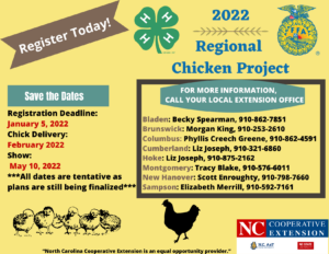 Cover photo for 2022 Regional 4-H Chicken Project