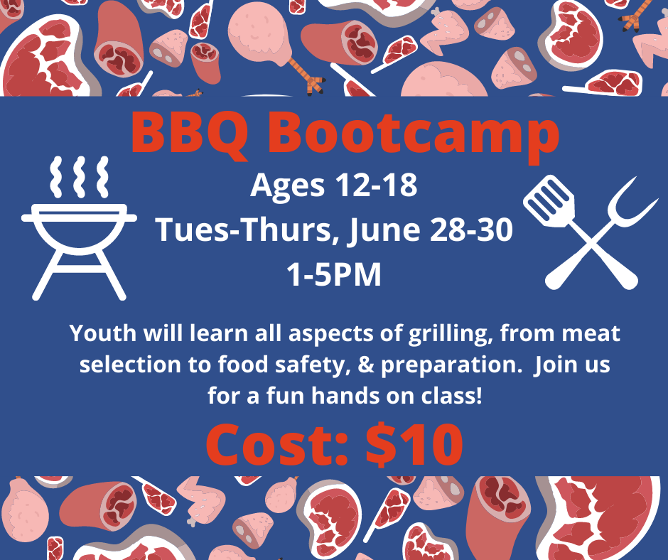 A flyer for a BBQ Bootcamp. 