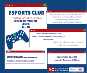 Cover photo for Montgomery County 4-H Esports Club