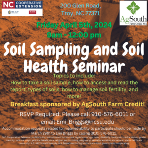 Cover photo for Soil Sampling and Soil Health Seminar