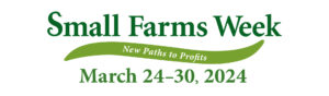 Cover photo for Small Farms Week 2024